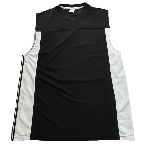 Russell Athletic Tank Top Men’s Extra Large Black White Muscle Shirt Active Wear - Picture 1 of 15